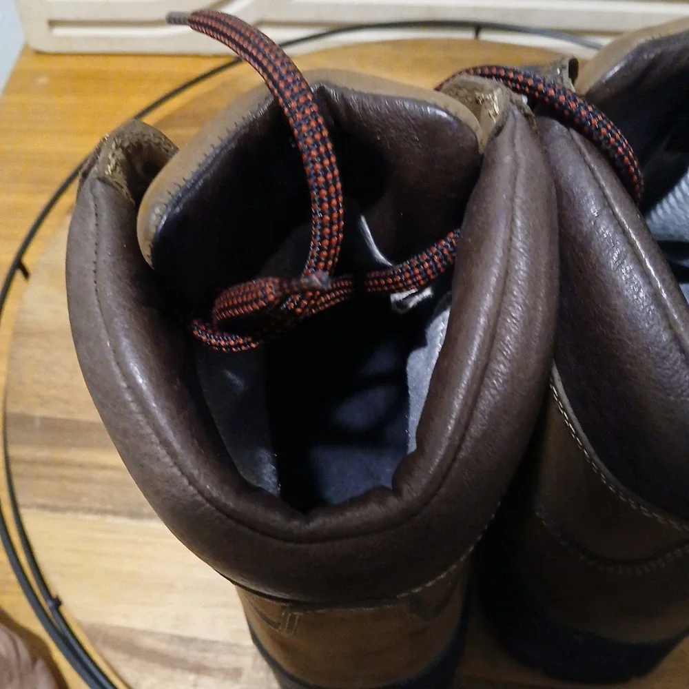 Danner Brown Leather Expedition GTX Womens Sz 10 Hiking Gore-Tex Vibram Boots